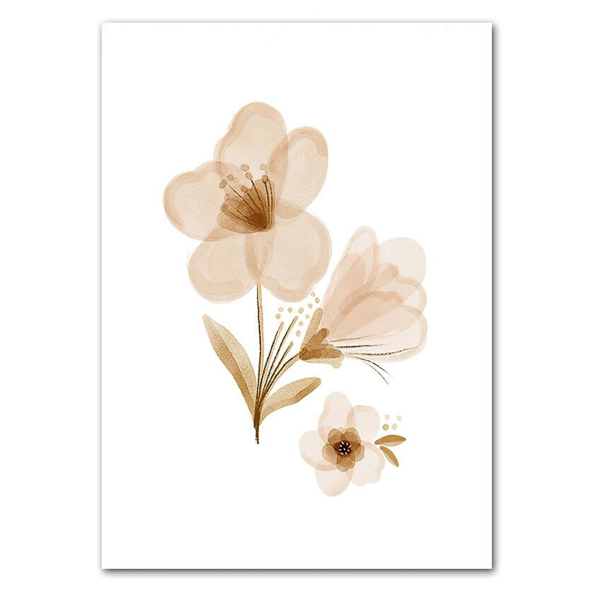 Nordic Cartoon Flower I