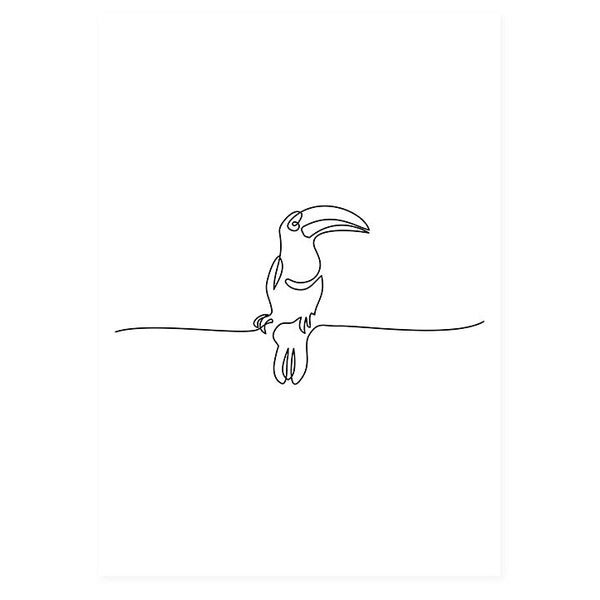 Minimalist Toucan