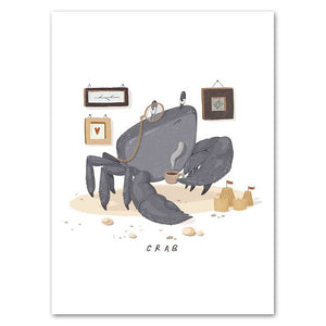 Cartoon Crab