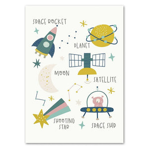 Cartoon Spacecrafts