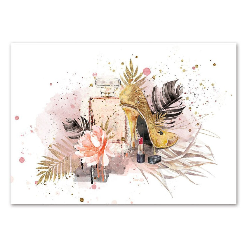 Perfume & Golden Heel