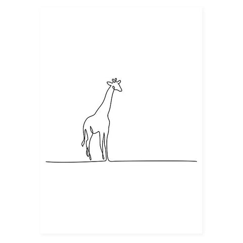 Minimalist Giraffe