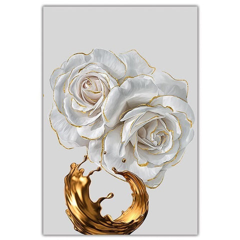 Golden White Rose II