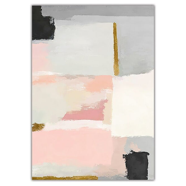 April Pink Abstract I