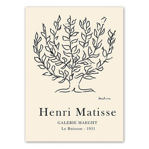 Henri Matisse Art - Tree Sketch
