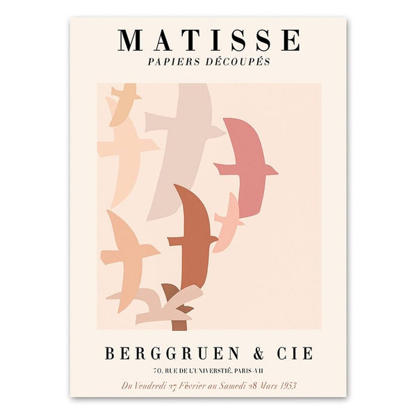 Henri Matisse Art - Bird Cutouts