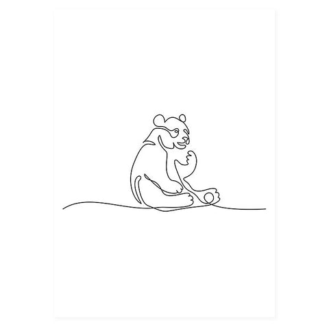 Minimalist Panda