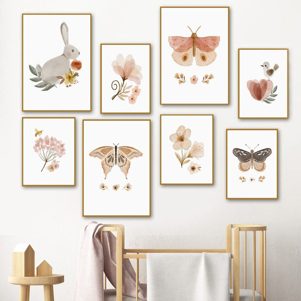Nordic Cartoon Butterfly I