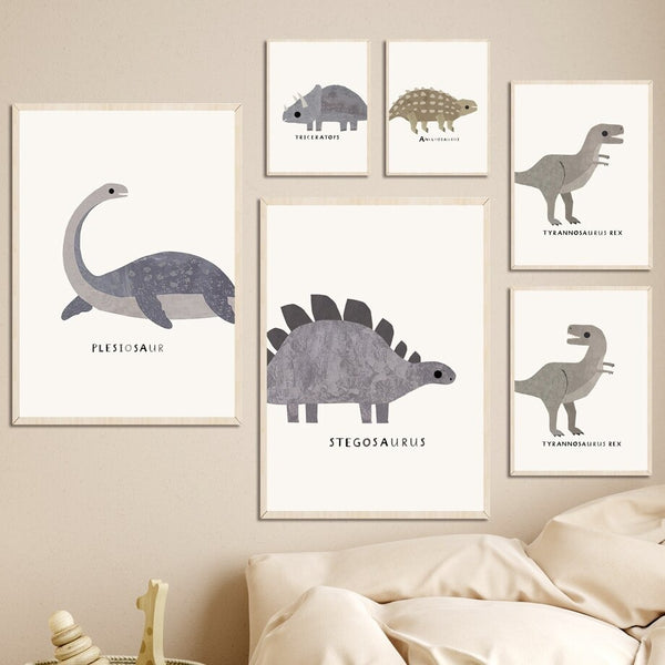 Cartoon Dino "Three-Horned Face"