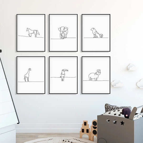 Minimalist Giraffe