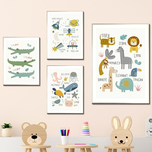 Cartoon Safari Animals