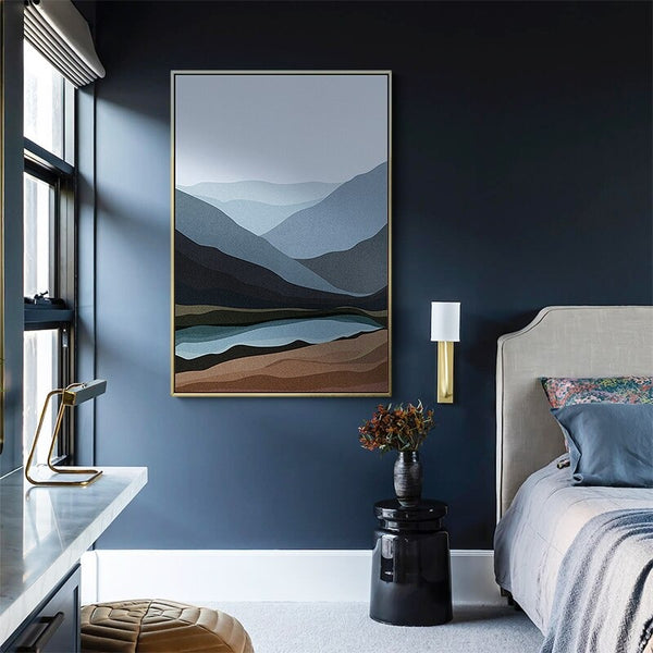 Lake Landscape Abstract